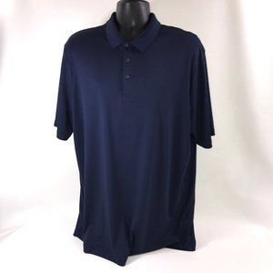 OPNA Silky Feel Men's Polo Shirt, Navy Blue, Size 2XL, Good Condition